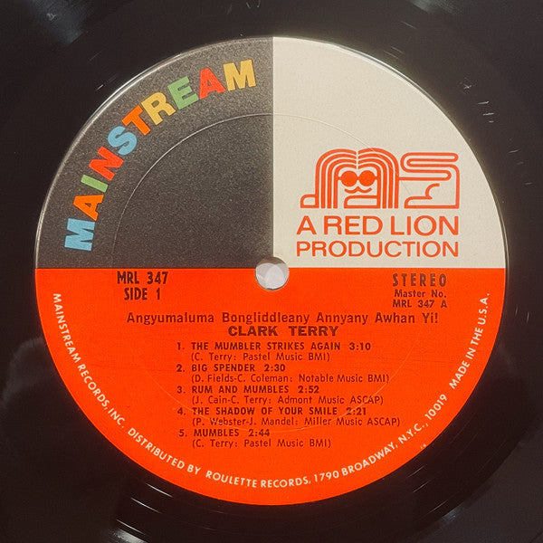Clark Terry : Angyumaluma Bongliddleany Nannyany Awhan Yi! (LP, Album)