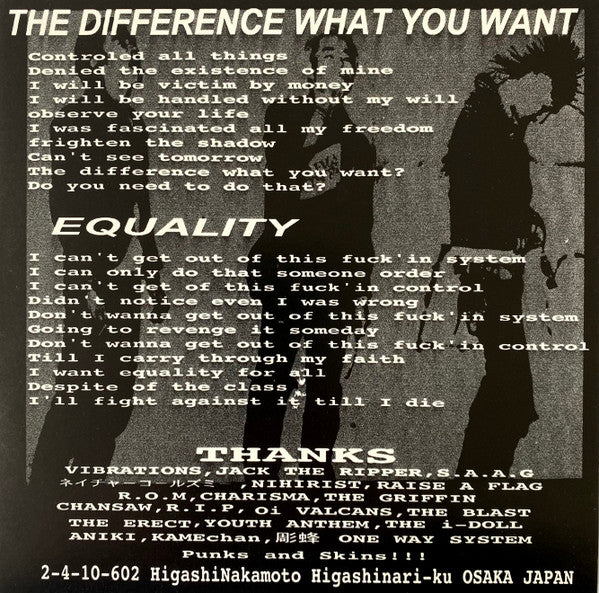 Clash Dogs : Equality (7", Single)