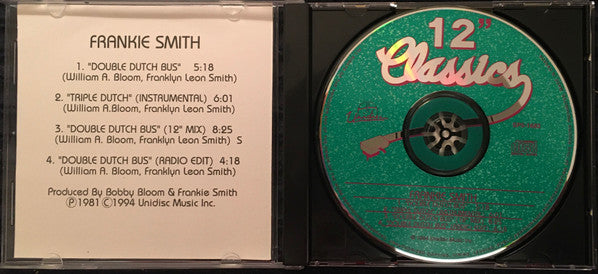 Frankie Smith : Double Dutch Bus / Triple Dutch (CD, Maxi)
