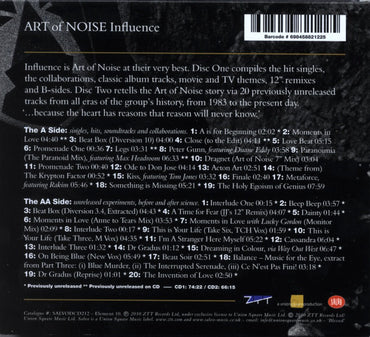 Art Of Noise* : Influence (Hits, Singles, Moments, Treasures…) (CD, Comp + CD)