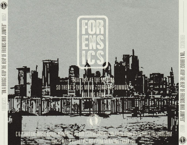 Forensics (2) : On A Bridge Atop The Heap Of Friends Who Jumped (CD, EP, RE)