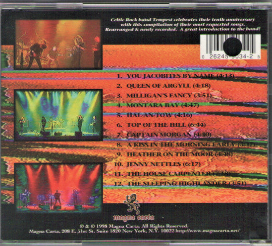 Tempest (2) : The 10th Anniversary Compilation (CD, Album)