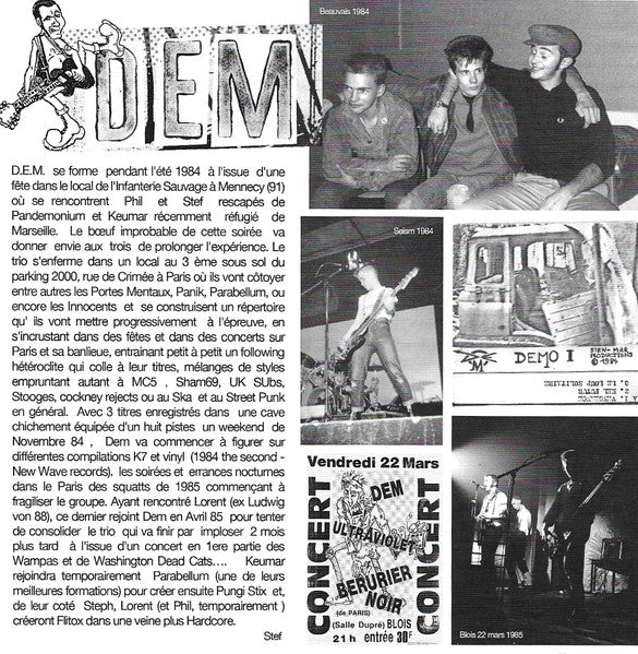Dem (3) : Demo 84 (7", RE, Whi)