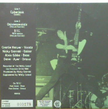 UK Subs : Cyberjunk (7", Single, Ltd, Num, Yel)