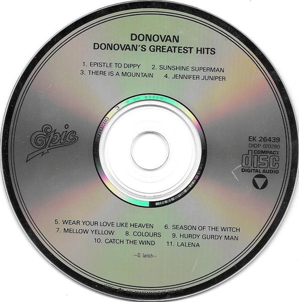 Donovan : Donovan's Greatest Hits (CD, Comp, RE)