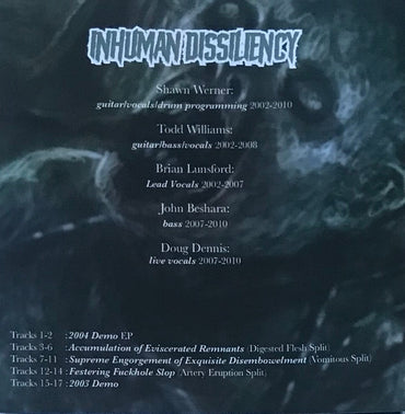 Inhuman Dissiliency : Self-Mutilating Death (CD, Album, Comp)