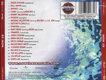 Various : Now That's What I Call Music! 19 (CD, Comp)