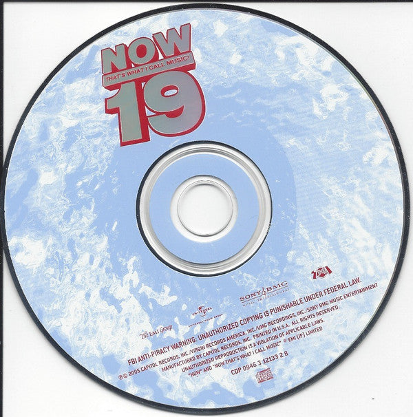 Various : Now That's What I Call Music! 19 (CD, Comp)
