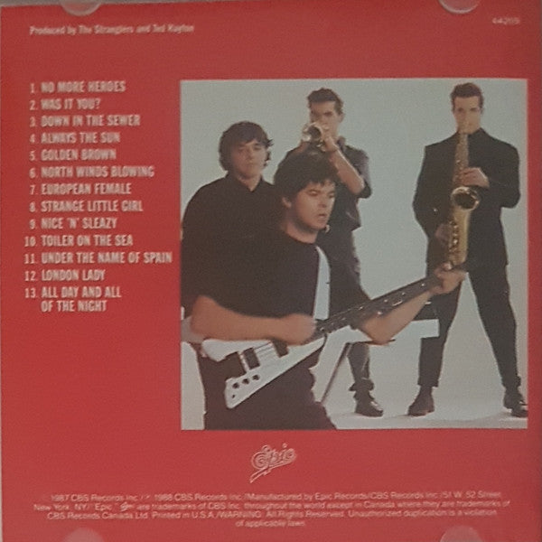 The Stranglers : All Live And All Of The Night (CD, Album)