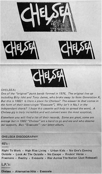 Chelsea (2) : Chelsea (Cass, Ltd, Num)