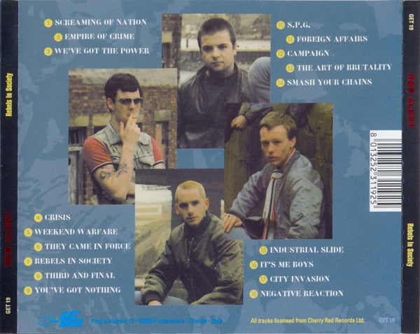 Red Alert (3) : Rebels In Society (CD, Comp)