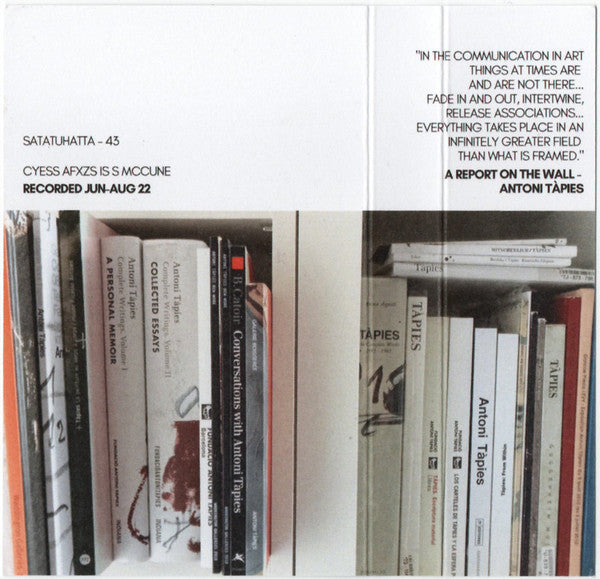 Cyess Afxzs : Tàpies (Cass, Album, Ltd, C27)