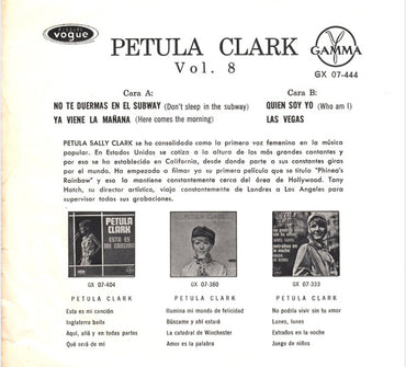 Petula Clark : Vol.8 (7", EP)
