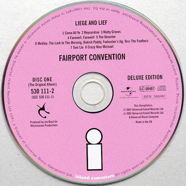 Fairport Convention : Liege & Lief (2xCD, Album, Dlx, RE, RM)