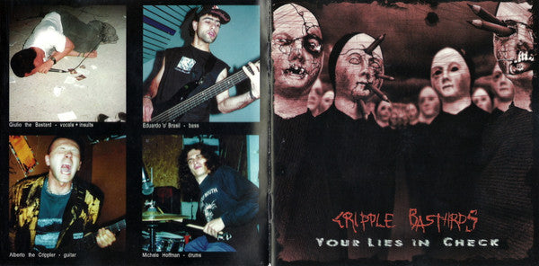 Cripple Bastards : Your Lies In Check (CD, Album, RE)