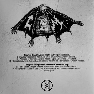 Midoran : Mystical Night In Forgotten Sky (LP, Comp, Whi)