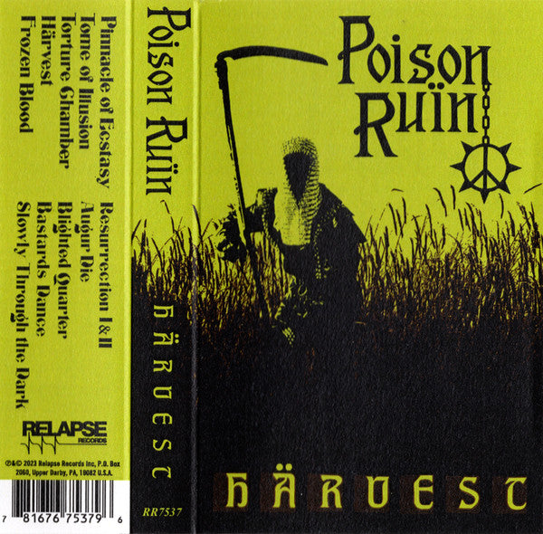 Poison Ruïn : Härvest (Cass, Album)