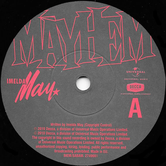 Imelda May : Mayhem (7", EP)