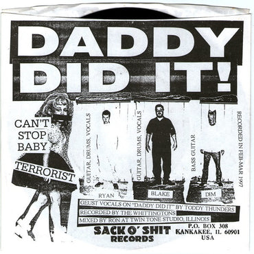 The Whittingtons : Daddy Did It (7", Ltd)