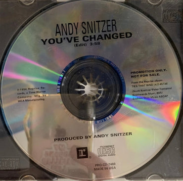 Andy Snitzer : You've Changed (CD, Single, Promo)