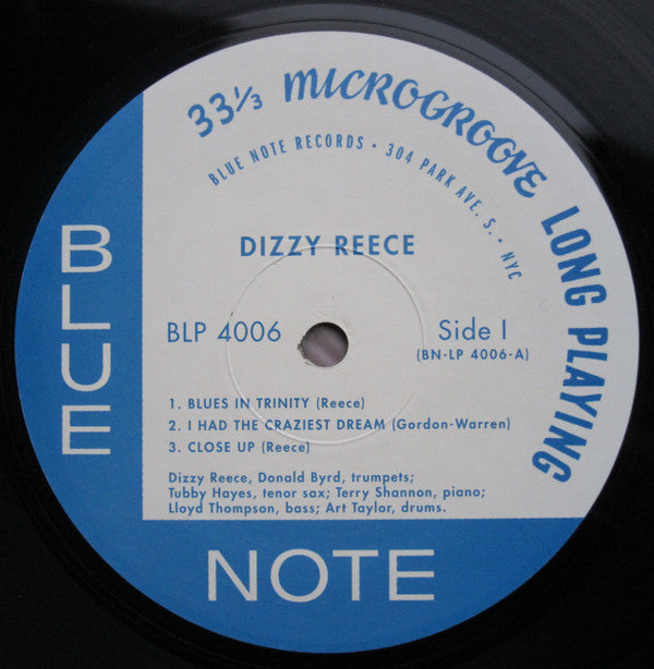 Dizzy Reece : Blues In Trinity (LP, RE, Sco)