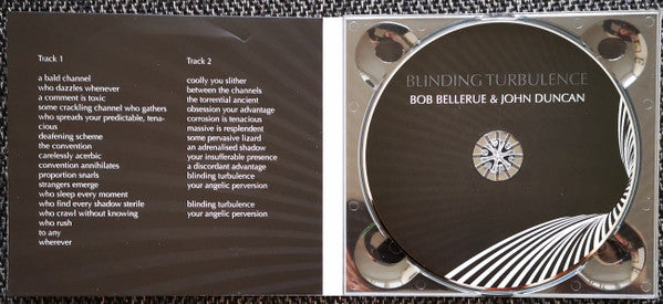 Bob Bellerue And John Duncan : Blinding Turbulence (CD, Album)