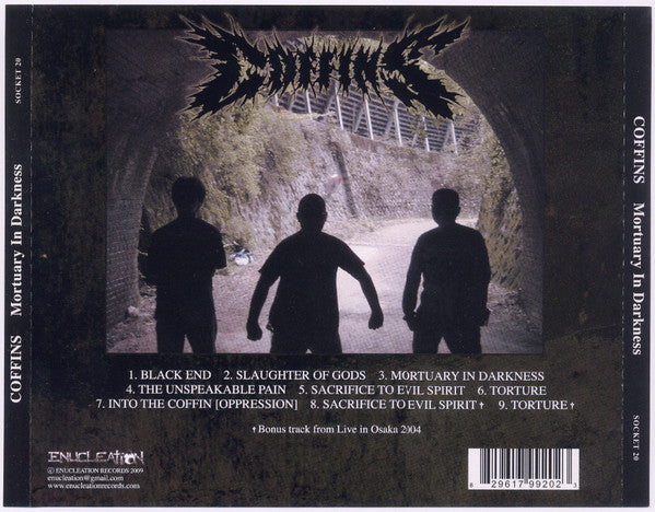 Coffins : Mortuary In Darkness (CD, Album, RM)