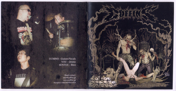Coffins : Mortuary In Darkness (CD, Album, RM)