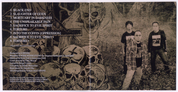 Coffins : Mortuary In Darkness (CD, Album, RM)