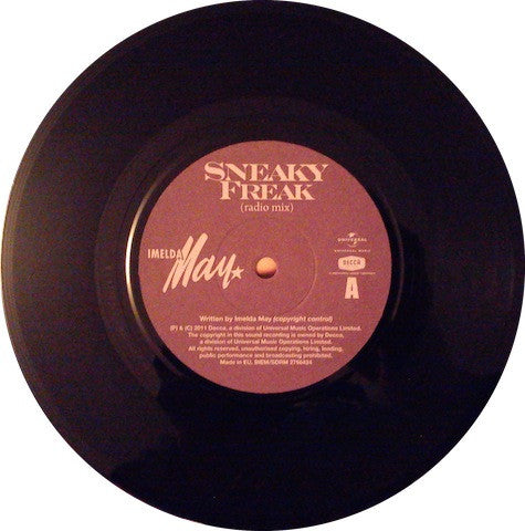 Imelda May : Sneaky Freak (7", Single)