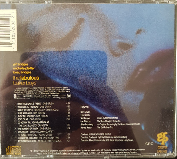 Dave Grusin : The Fabulous Baker Boys (Original Motion Picture Soundtrack) (CD, Album)