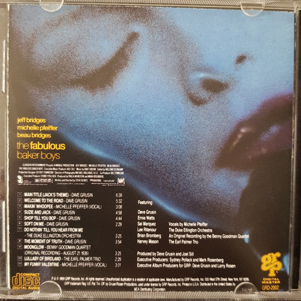 Dave Grusin : The Fabulous Baker Boys (Original Motion Picture Soundtrack) (CD, Album)