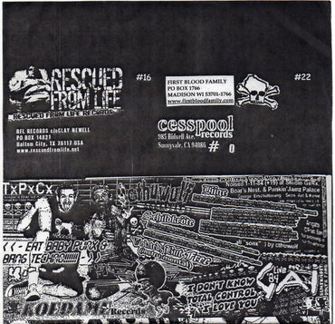 Cthuwulf / Gai (2) : Killed By Japcore? / Mad Noise Riot! (7", P/Unofficial)
