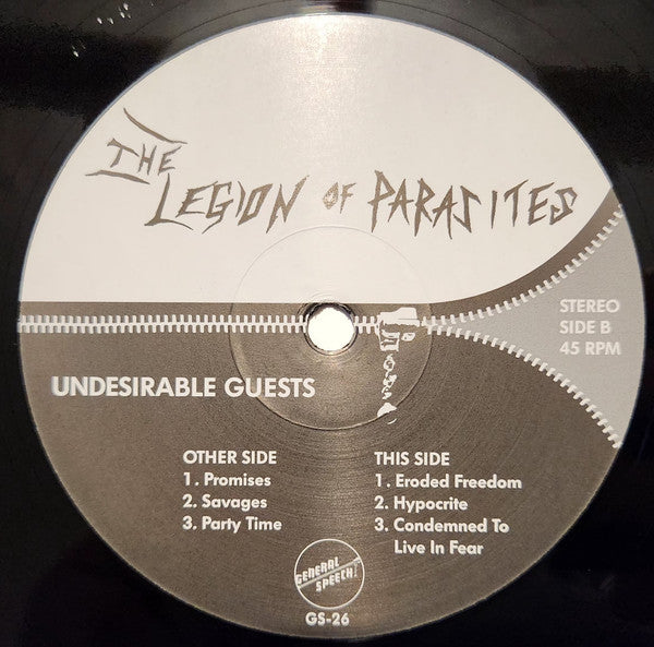 The Legion Of Parasites* : Undesirable Guests (12", EP)