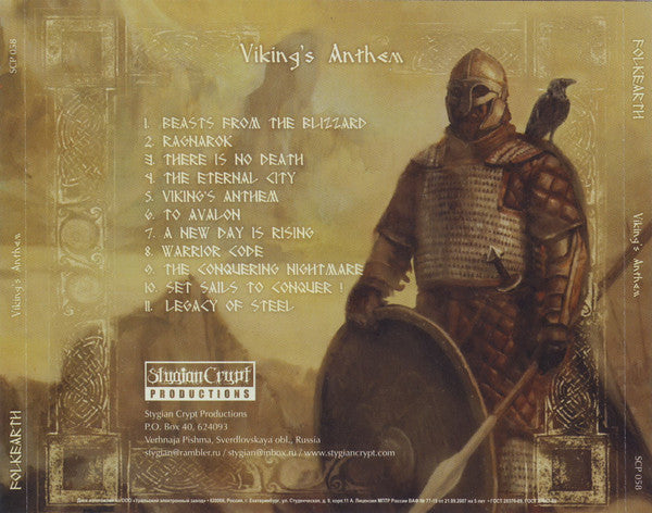 Folkearth : Viking's Anthem (CD, Album)