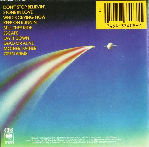 Journey : Escape (CD, Album, RE)