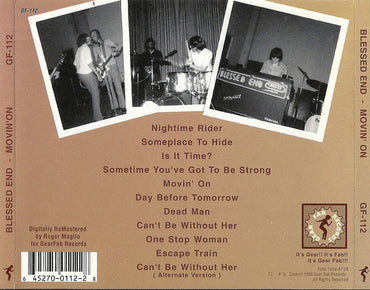 Blessed End : Movin' On (CD, Album, RE, RM)