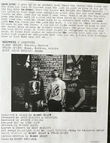Whippets : Whippets (LP, Album)