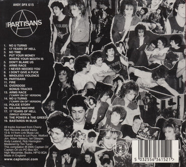 The Partisans : The Partisans (CD, Album, RE, Dig)