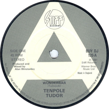 Tenpole Tudor : Wünderbar (7", Single, Promo)
