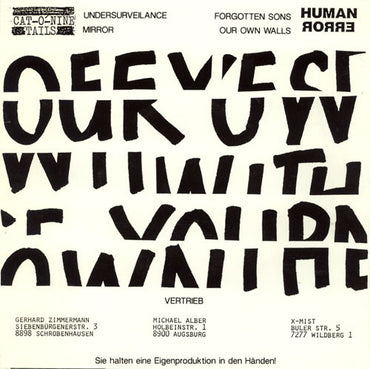 Cat-O-Nine Tails / Human Error (18) : Mirrors Reflect Our Own Walls (7")