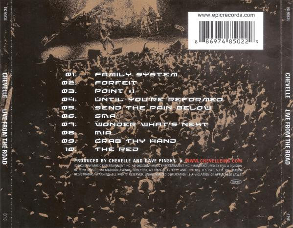 Chevelle (2) : Live From The Road (CD, Album)