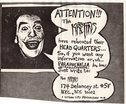 The Kretins : Mercy Of The Lord (7", Single)