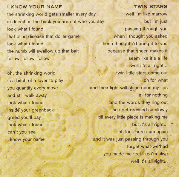 Bee And Flower : What's Mine Is Yours (CD, Album)