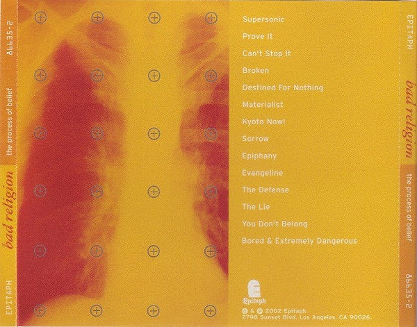 Bad Religion : The Process Of Belief (CD, Album)