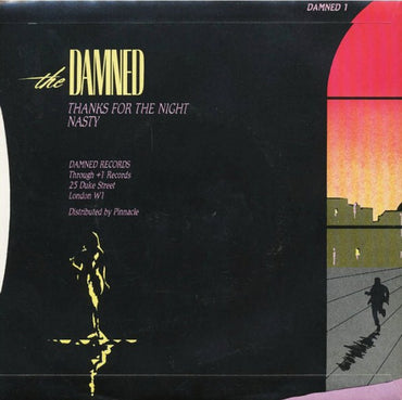 The Damned : Thanks For The Night (7", Ltd, Blu)
