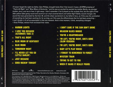 Elvis Presley : Elvis At Sun (CD, Comp, RM)