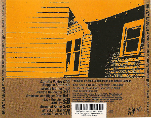 Harvey Danger (2) : Where Have All The Merrymakers Gone? (CD, Album, Club)