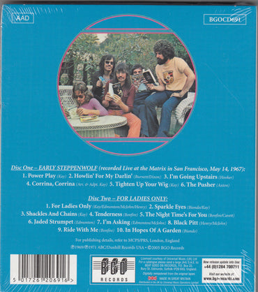 Steppenwolf : Early Steppenwolf / For Ladies Only (2xCD, Comp, RM)