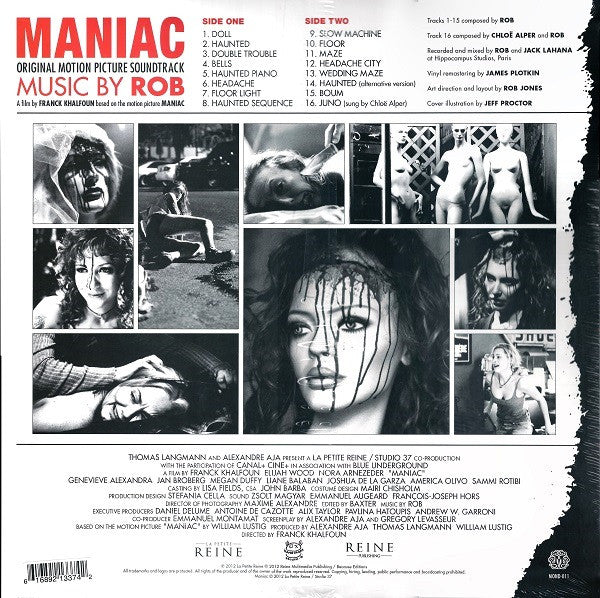 Rob : Maniac (Original Motion Picture Soundtrack) (LP, Ltd, RM)
